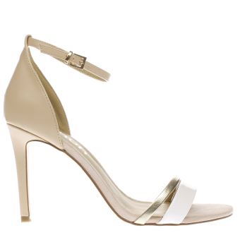 SCHUH NATURAL FLASHY HIGH HEELS SCHUH NATURAL FLASHY HIGH HEELS