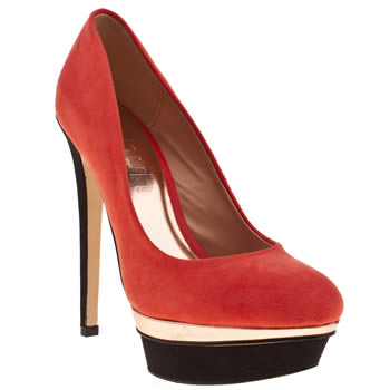 womens schuh peach sublime court high heels womens schuh peach sublime court high heels