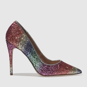 SCHUH ORANGE & PINK FLIRTY HIGH HEELS SCHUH ORANGE & PINK FLIRTY HIGH HEELS