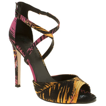 womens schuh black & pink tallaulah high heels womens schuh black & pink tallaulah high heels