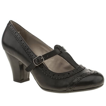 womens hush puppies black lonna t-bar high heels womens hush puppies black lonna t-bar high heels