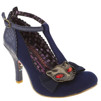 womens irregular choice navy bloxy simba cat t-bar court high heels womens irregular choice navy bloxy simba cat t-bar court high heels
