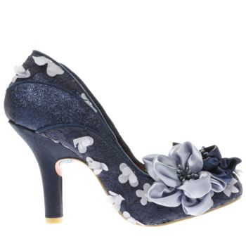 IRREGULAR CHOICE NAVY & PL BLUE PEACH MELBA HIGH HEELS IRREGULAR CHOICE NAVY & PL BLUE PEACH MELBA HIGH HEELS