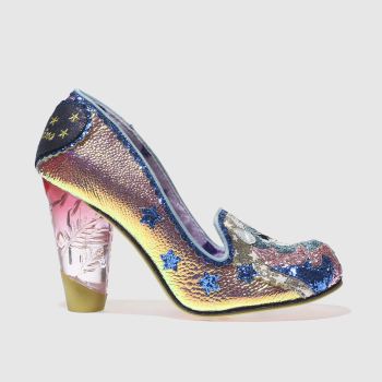 IRREGULAR CHOICE PINK & SILVER LADY MISTY HIGH HEELS IRREGULAR CHOICE PINK & SILVER LADY MISTY HIGH HEELS