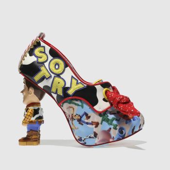 IRREGULAR CHOICE BLUE & RED YOUVE GOT A FRIEND IN ME HIGH HEELS IRREGULAR CHOICE BLUE & RED YOUVE GOT A FRIEND IN ME HIGH HEELS