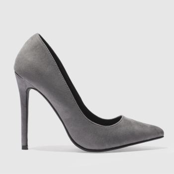 MISSGUIDED GREY POINT TOE HIGH HEELS MISSGUIDED GREY POINT TOE HIGH HEELS
