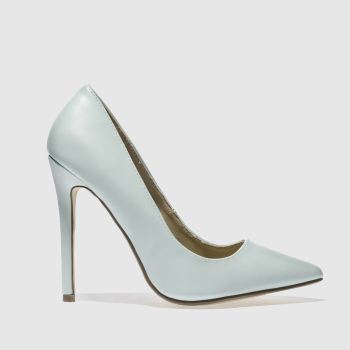 MISSGUIDED PALE BLUE POINT TOE COURT HIGH HEELS MISSGUIDED PALE BLUE POINT TOE COURT HIGH HEELS