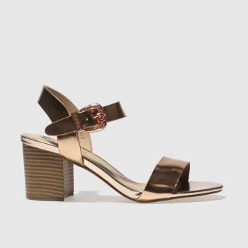 SCHUH BRONZE HOTLINE LOW HEELS SCHUH BRONZE HOTLINE LOW HEELS