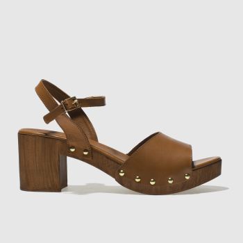 SCHUH TAN MICHIGAN LOW HEELS SCHUH TAN MICHIGAN LOW HEELS