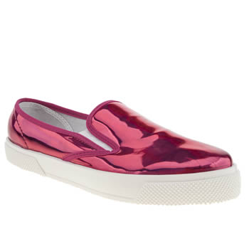 womens schuh pink awesome slip on flat shoes womens schuh pink awesome slip on flat shoes