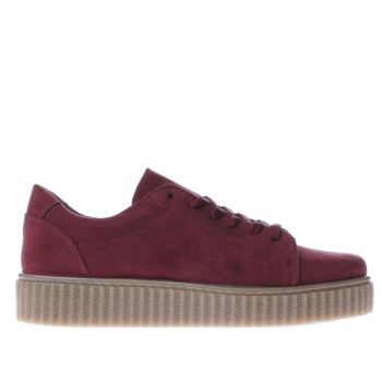 SCHUH BURGUNDY FUN AND GAMES TRAINERS SCHUH BURGUNDY FUN AND GAMES TRAINERS