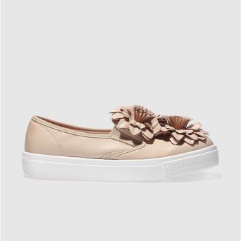SCHUH PALE PINK AWESOME FLOWERS FLAT SHOES SCHUH PALE PINK AWESOME FLOWERS FLAT SHOES