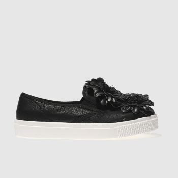 SCHUH BLACK AWESOME FLOWERS FLAT SHOES SCHUH BLACK AWESOME FLOWERS FLAT SHOES