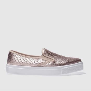 SCHUH ROSE GOLD AWESOME FLAT SHOES SCHUH ROSE GOLD AWESOME FLAT SHOES