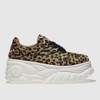 SCHUH BEIGE & BROWN DIVA TRAINERS SCHUH BEIGE & BROWN DIVA TRAINERS