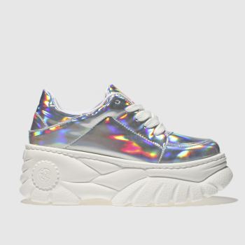 SCHUH SILVER DIVA TRAINERS SCHUH SILVER DIVA TRAINERS