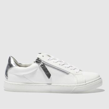 SCHUH WHITE & SILVER NINJA TRAINERS SCHUH WHITE & SILVER NINJA TRAINERS