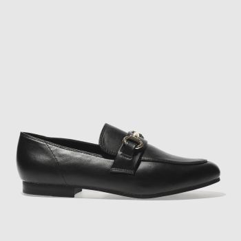 SCHUH BLACK DAPPER FLAT SHOES SCHUH BLACK DAPPER FLAT SHOES