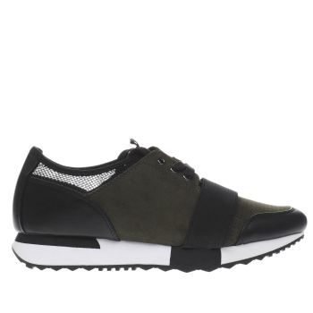 SCHUH KHAKI BLOGGER TRAINERS SCHUH KHAKI BLOGGER TRAINERS
