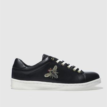 SCHUH BLACK TRAPEZE BEE TRAINERS SCHUH BLACK TRAPEZE BEE TRAINERS