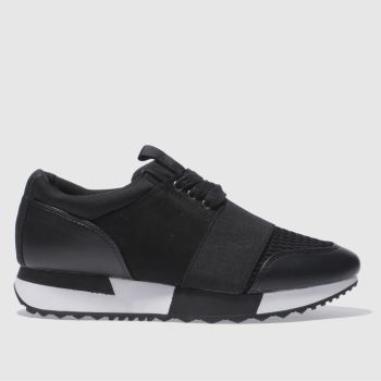 SCHUH BLACK VLOGGER TRAINERS SCHUH BLACK VLOGGER TRAINERS