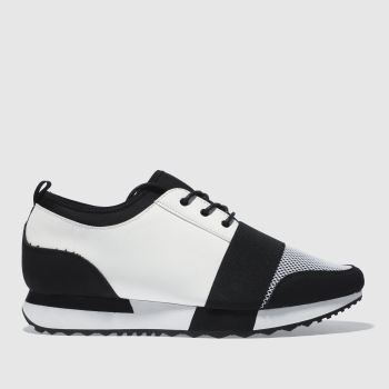 SCHUH BLACK & WHITE VLOGGER 3 TRAINERS SCHUH BLACK & WHITE VLOGGER 3 TRAINERS