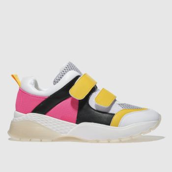 schuh white & yellow cray trainers schuh white & yellow cray trainers