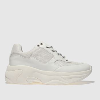 SCHUH WHITE ON MY MIND TRAINERS SCHUH WHITE ON MY MIND TRAINERS