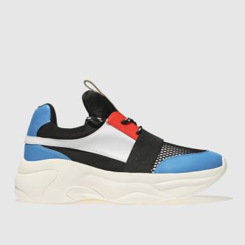 SCHUH BLACK & BLUE ON FLEEK TRAINERS SCHUH BLACK & BLUE ON FLEEK TRAINERS