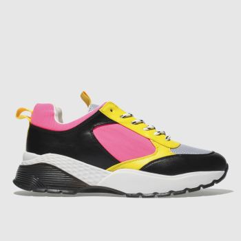 SCHUH BLACK & PINK SLAYS TRAINERS SCHUH BLACK & PINK SLAYS TRAINERS