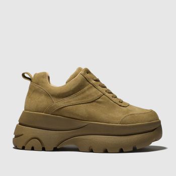 schuh khaki starlet trainers schuh khaki starlet trainers