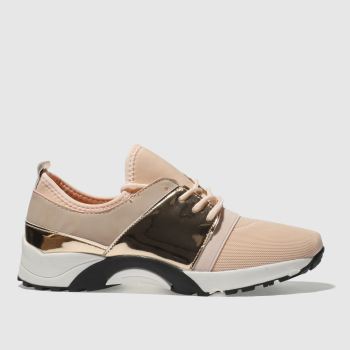 SCHUH PALE PINK SASSY TRAINERS SCHUH PALE PINK SASSY TRAINERS