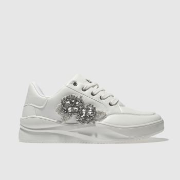 SCHUH WHITE MAJESTIC TRAINERS SCHUH WHITE MAJESTIC TRAINERS