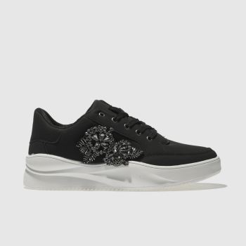 SCHUH BLACK & WHITE MAJESTIC TRAINERS SCHUH BLACK & WHITE MAJESTIC TRAINERS