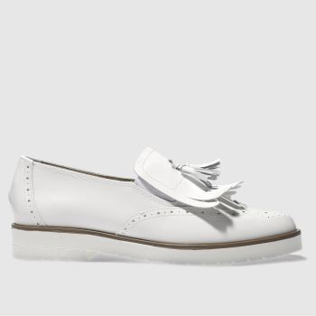 SCHUH WHITE HUNKY DORY FLAT SHOES SCHUH WHITE HUNKY DORY FLAT SHOES