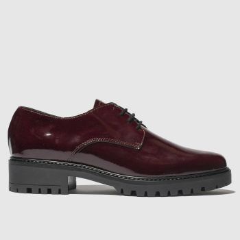 schuh burgundy asteroid flat shoes schuh burgundy asteroid flat shoes