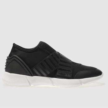 SCHUH BLACK TROUBLE TRAINERS SCHUH BLACK TROUBLE TRAINERS