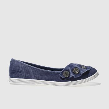 BLOWFISH NAVY & WHITE GARDEN FLAT SHOES BLOWFISH NAVY & WHITE GARDEN FLAT SHOES