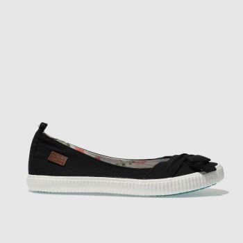 BLOWFISH BLACK & WHITE SANSA FLAT SHOES BLOWFISH BLACK & WHITE SANSA FLAT SHOES