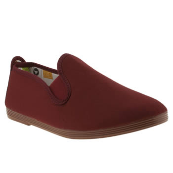 womens flossy burgundy plimsoll flat shoes womens flossy burgundy plimsoll flat shoes