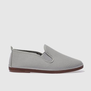 FLOSSY LIGHT GREY PLIMSOLL FLAT SHOES FLOSSY LIGHT GREY PLIMSOLL FLAT SHOES