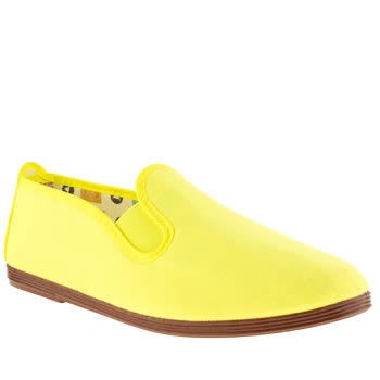 womens flossy yellow plimsoll ii flat shoes womens flossy yellow plimsoll ii flat shoes