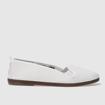 FLOSSY WHITE MIJAS FLAT SHOES FLOSSY WHITE MIJAS FLAT SHOES