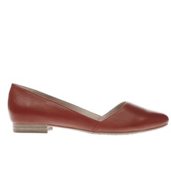 HUSH PUPPIES RED JOVANNA PHOEBE FLAT SHOES HUSH PUPPIES RED JOVANNA PHOEBE FLAT SHOES