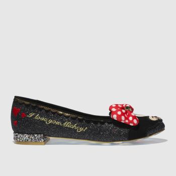 IRREGULAR CHOICE BLACK & GOLD X DISNEY WHY HELLO! FLAT SHOES IRREGULAR CHOICE BLACK & GOLD X DISNEY WHY HELLO! FLAT SHOES