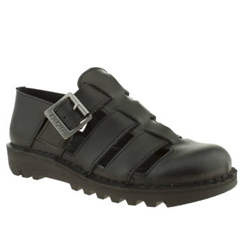 womens kickers black kick lo weave flat shoes womens kickers black kick lo weave flat shoes