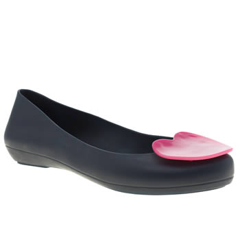 womens mel navy pop heart flat shoes womens mel navy pop heart flat shoes