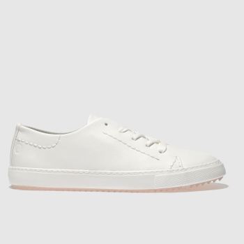 RED OR DEAD WHITE ARLO FLAT SHOES RED OR DEAD WHITE ARLO FLAT SHOES
