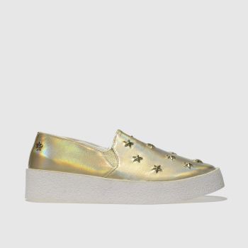RED OR DEAD GOLD STARLY FLAT SHOES RED OR DEAD GOLD STARLY FLAT SHOES