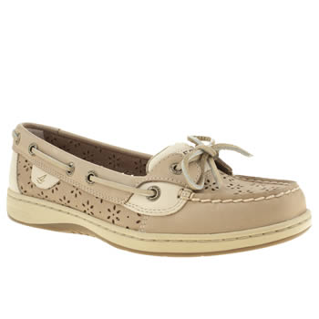womens sperry tan angelfish ii flat shoes womens sperry tan angelfish ii flat shoes